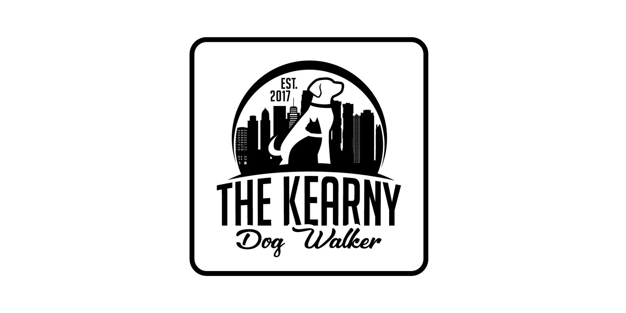 Kearny dog walker logo